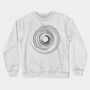 Sound Wave Ripple // Minimalist Design Crewneck Sweatshirt